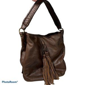 Patricia Nash Otavia Leather shoulder Bag Boho